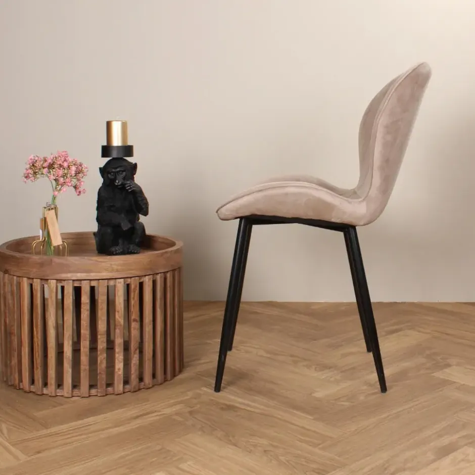 DS4U - Giulia eetkamerstoel velvet champagne