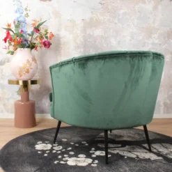 DS4U - Norah fauteuil velvet donkergroen