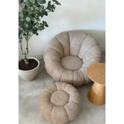DS4U - Olivia fauteuil set teddy - beige