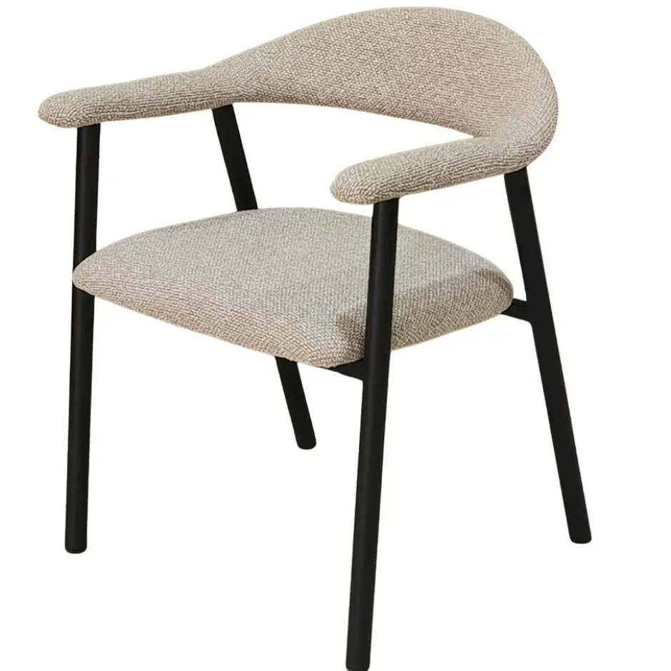 DS4U - Quinn basic eetkamerstoel - zwart