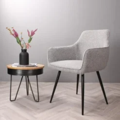 DS4U - Ravi 3.0 eetkamerstoel boucle - grijs