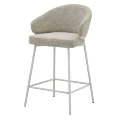 DS4U - Sofia barkruk 65 cm - champagne met beige poot
