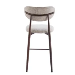 DS4U - Sumi barkruk 65 cm beige - walnoot poot