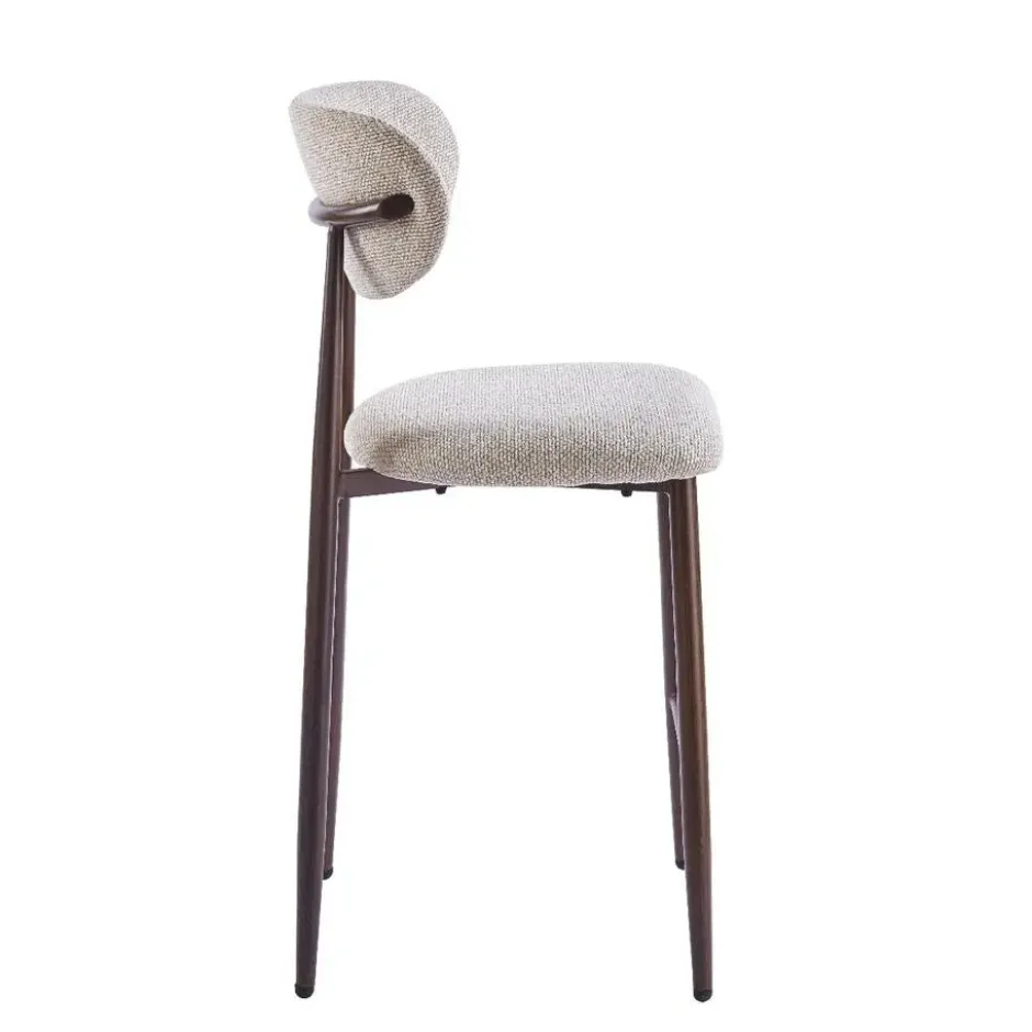 DS4U - Sumi barkruk 65 cm beige - walnoot poot