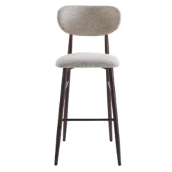 DS4U - Sumi barkruk 75 cm beige - walnoot poot
