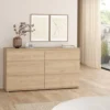 Dubbele Ladekast Naturel - 150x40x85cm - Nova