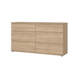 Dubbele Ladekast Naturel - 150x40x85cm - Nova