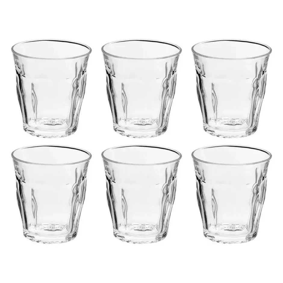 Duralex Drinkglazen Picardie - 6x - transparant - glas - 200 ml