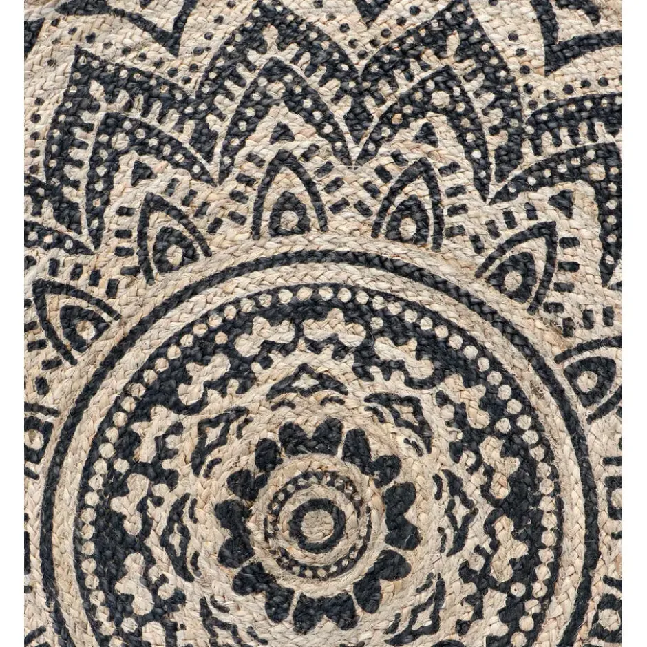 Dutch Lifestyle - Jute - Vloerkleed - 150x150 cm - Grijs