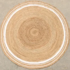 Dutch Lifestyle - Jute - Vloerkleed - 150x150 cm - Beige