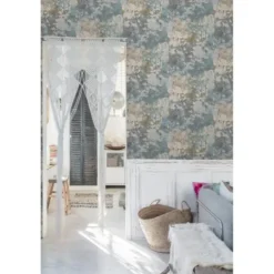 Dutch Wallcoverings - Exposure betonlook grijs/groen - 0,53x10,05m