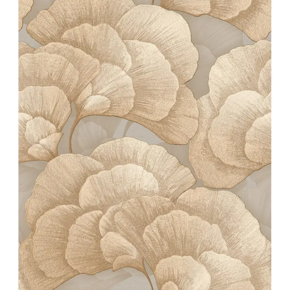 Dutch Wallcoverings Vliesbehang Renaissance blossom - gold - 10,05m x 53cm