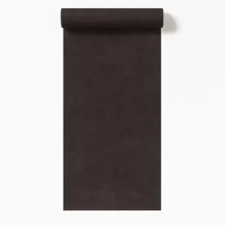 Dutch Wallcoverings Vliesbehang Linen & Textures uni - darkchoco - 10,05m x 53cm