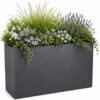 EDA Bloempot / plantenpot Volcano - antraciet - 79 x 30 x 60 cm