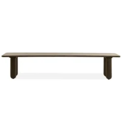 Eetbank Rondo - 200cm Donkerbruin
