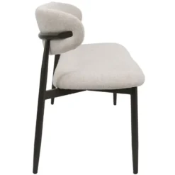 Eetkamerbank Beige/Brons - 200x55x77cm - Alexia