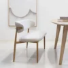 Eetkamerbank Beige/Naturel - Zithoogte 47cm - 160x55x77cm - Alexia