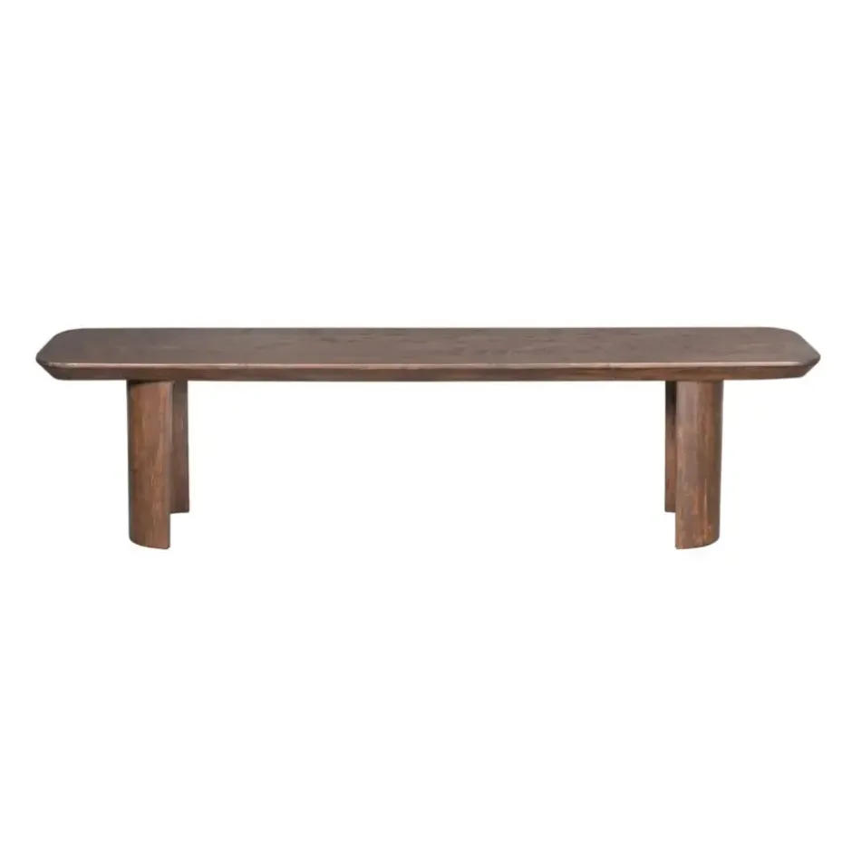 Eetkamerbank Bruin Hout - 220x38x45cm - Maré