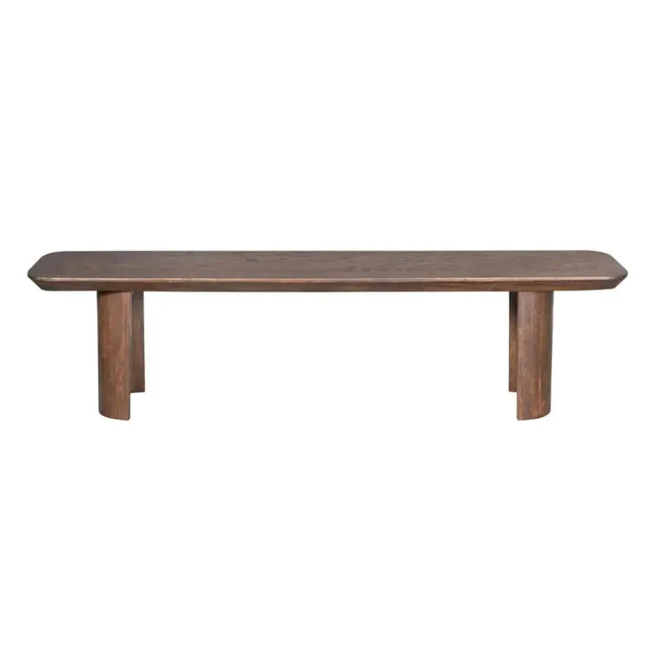 Eetkamerbank Bruin Hout - 220x38x45cm - Maré