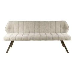 Eetkamerbank Zand/Bruin - 180x60x80cm - Raster
