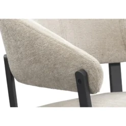 Eetkamerstoel Liv - stof - beige