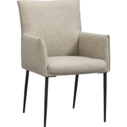 Eetkamerstoel Teun - stof Monza - beige