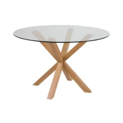 Eetkamertafel Furudal - eikenkleur - 75,5xØ119 cm
