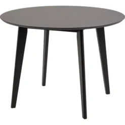 Eetkamertafel Roxy - zwart - 76xØ105 cm