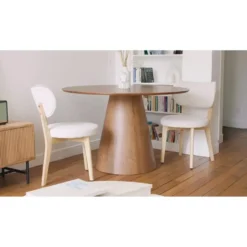 Eettafel ANTALIZA - 4 plaatsen - Natuurlijk licht Hout paneel