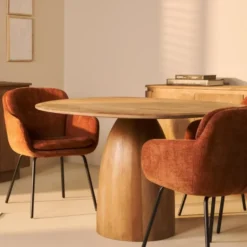 Eettafel Bora - Ø140cm Naturel