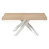 Eettafel CATONAV - Uitschuifbaar - Natuurlijk licht Hout paneel