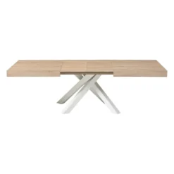 Eettafel CATONAV - Uitschuifbaar - Natuurlijk licht Hout paneel