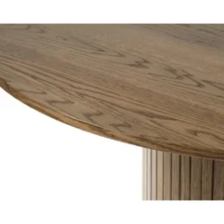 Eettafel Ø120cm Eikenhout - Smoked - Tafel Nola