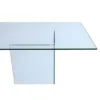Eettafel COLEDON - 210 cmx90 cm - Transparant Glas