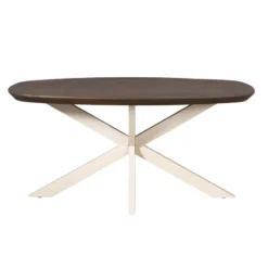 Eettafel Deens Ovaal Bruin Hout - 160x90x76cm - Madison