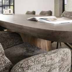 Eettafel - Deens Ovaal - 300cm - Acaciahout - Arcadia