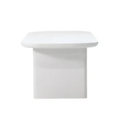Eettafel Deens Ovaal 200cm - Wit Betonlook - Maya