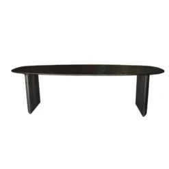 Eettafel Deens Ovaal 200cm - Zwart Mangohout - Feline