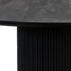 Eettafel Deens Ovaal 240cm - Zwart Mangohout - Feline