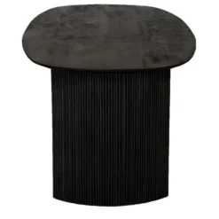 Eettafel Deens Ovaal 240cm - Zwart Mangohout - Feline