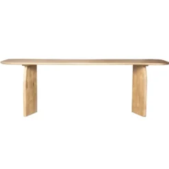 Eettafel Deens Ovaal - Naturel Hout - 240x100x76cm - Dalarna