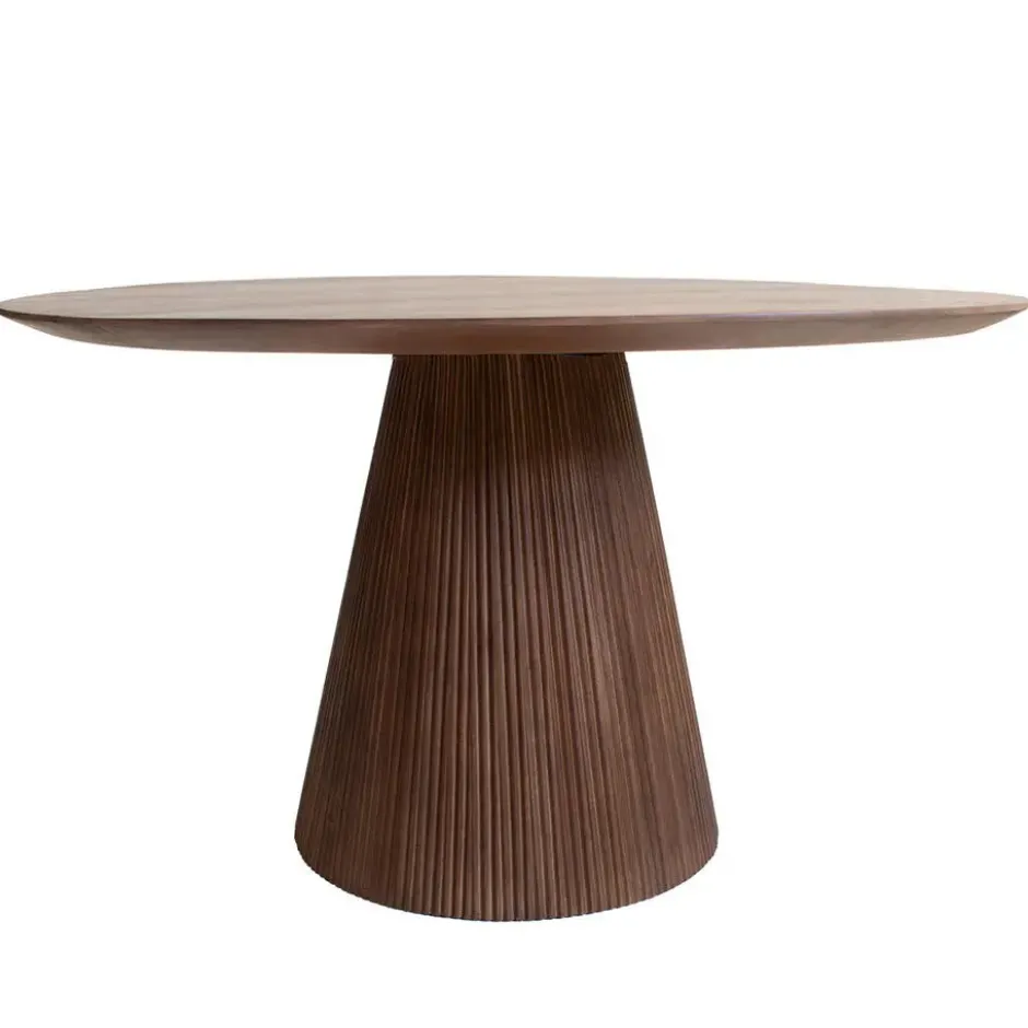 Eettafel Donkerbruin Mangohout - 130x130x76cm - Salvador