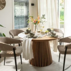 Eettafel Irene - naturel - uitschuifbaar