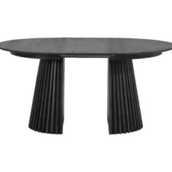 Eettafel Irene - zwart - uitschuifbaar