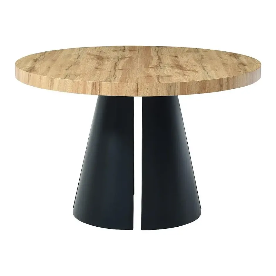 Eettafel JARELIA - Uitschuifbaar - Natuurlijk licht Hout paneel