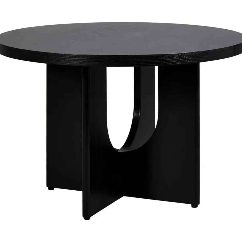 Eettafel Lio - zwart - Ø120 cm