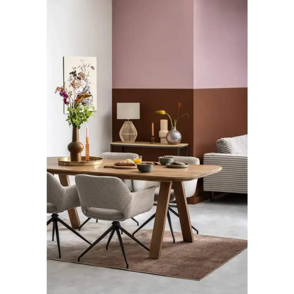 Eettafel Mandy - mangohout - 75x180x92cm