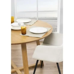 Eettafel Mia - eiken - Ø120 cm