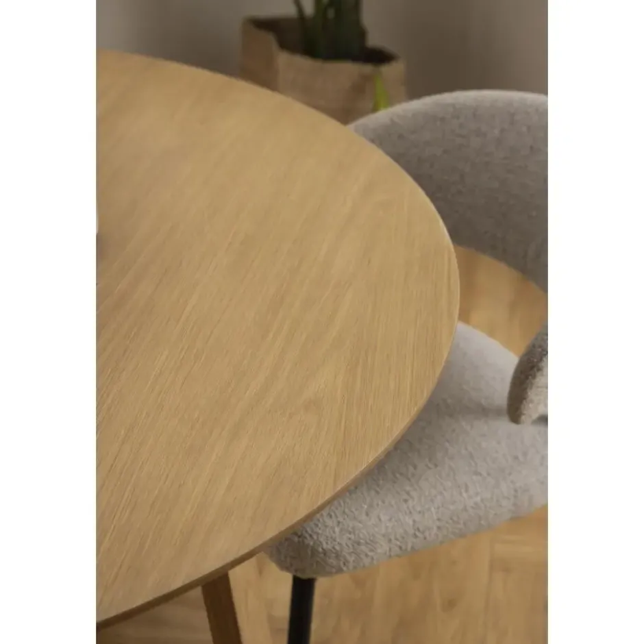 Eettafel Mia - eiken - Ø120 cm
