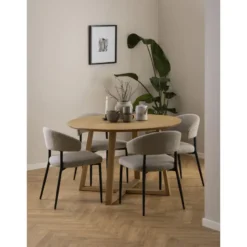 Eettafel Mia - eiken - Ø120 cm